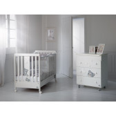 Бебешко креватче, Бяла и сива Baby Expert 2570 