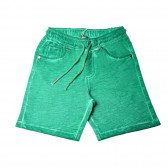 Къси панталони с износен ефект за момче, зелени Boboli 25728 