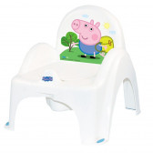 Детско гърне - столче Peppa Pig, бяло Chipolino 257373 