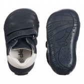 Кожени обувки с апликация на звезда за бебе, тъмносини Chicco 257636 3