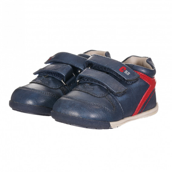 Обувки с червени акценти, тъмносини Chicco 257868 