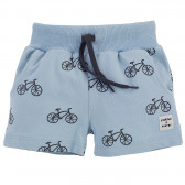 Памучни къси панталони за бебе, сини Pinokio 258049 