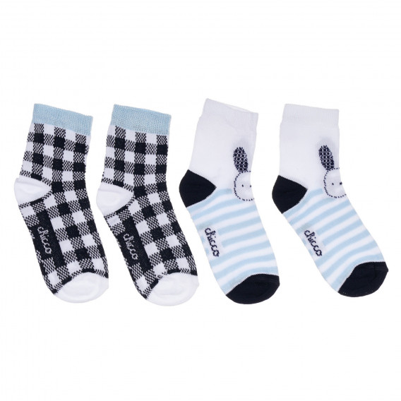 Комплект от два чифта чорапи за бебе, многоцветни Chicco 258380 
