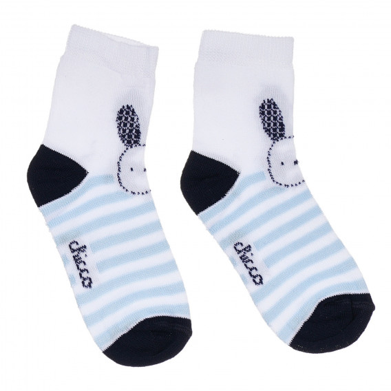 Комплект от два чифта чорапи за бебе, многоцветни Chicco 258382 3