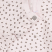 Памучен комплект на точки за бебе, светло розов Chicco 258649 4