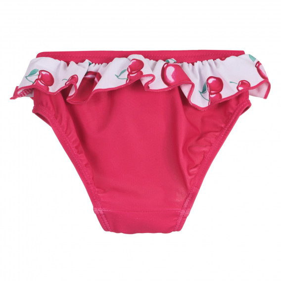 Долнище на бански с череши за бебе, розово Chicco 258812 3