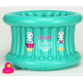 Комплект за баня - надуваемо корито, зелено Cupcake babies 25883 