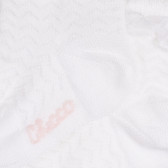 Чорапи с къдрички за бебе, бели Chicco 258843 2