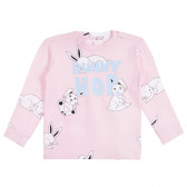 Памучна розова пижама BUNNY HOP, розова Chicco 258855 2