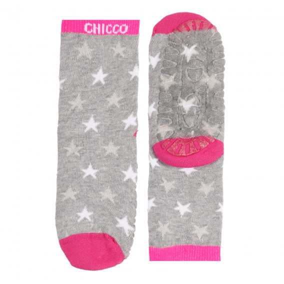 Чорапи с принт на звезди, сиви Chicco 258901 