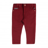 Памучен комплект от блуза и панталон за бебе в бяло и червено Chicco 258998 6