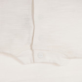 Памучен комплект от блуза и панталон за бебе в бяло и червено Chicco 259000 4
