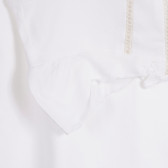 Памучна пижама в бяло и синьо Chicco 259072 4