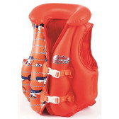 Детска надуваема спасителна жилетка с яка DELUXE, червена, 51 x 46 см. Bestway 259153 