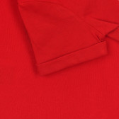 Памучна тениска с принт на тигър, червена Acar 259355 4