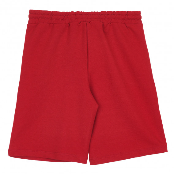 Памучни къси панталони с щампа Skate, червен Acar 259378 4