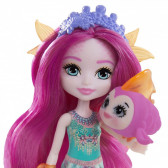 Кукла Русалка Maura Mermaid и фигурка, 15 см. Enchantimals 259884 2