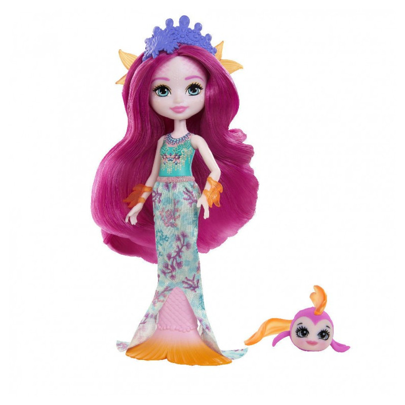 Кукла Русалка Maura Mermaid и фигурка, 15 см.  259887