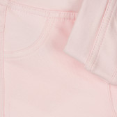 Памучен панталон за бебе, розов Benetton 260261 2