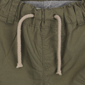 Памучен панталон за бебе, зелен Benetton 260741 2