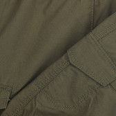 Памучен панталон за бебе, зелен Benetton 260743 3