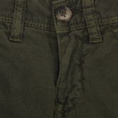 Памучен панталон за бебе, зелен Benetton 260824 2