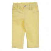 Панталон за бебе, жълт Benetton 260847 