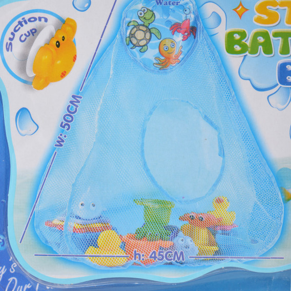 Чанта за играчки за баня, залепяща се Kaichi 261714 2