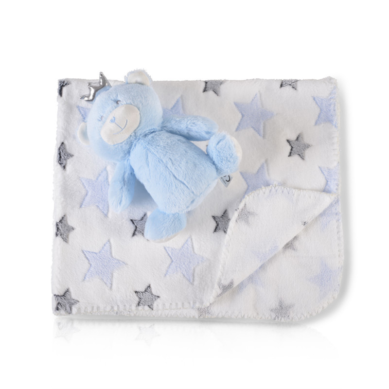 Одеяло Blue Bear с играчка - 90х75 см.  261775