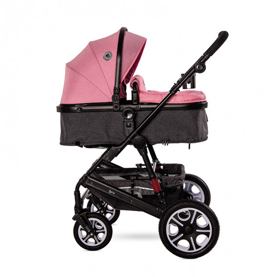 Комбинирана количка Lora Set LUXE Pink, 3 в 1 Lorelli 262066 4