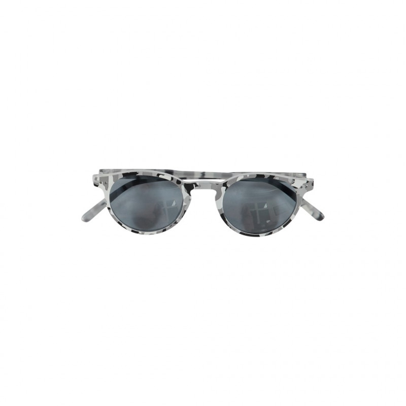 Слънчеви очила с камуфлажен принт , сиви  262347