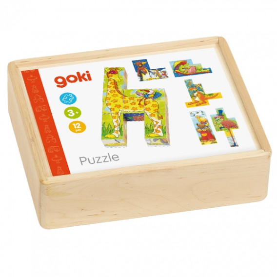 Кубчета - Смешни животни Goki 262790 