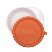 Купичка за хранене с капак, оранжев Mycey 262917 