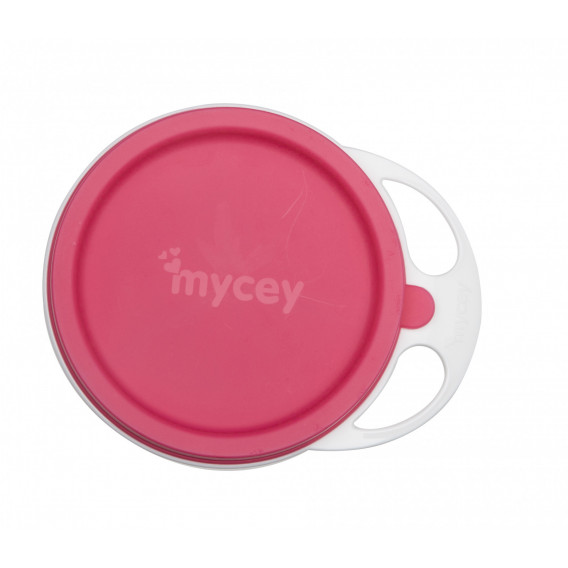 Купичка за хранене с капак, розов Mycey 262928 2