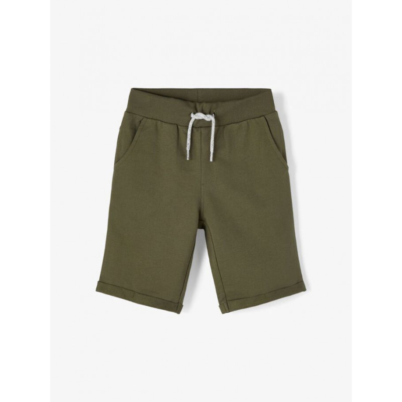 Къси панталони от органичен памук, зелени  263040
