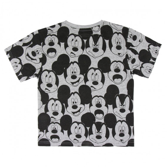 Памучна тениска с принт за момиче Mickey Mouse 263114 2