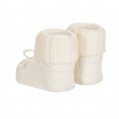 Памучни плетени чорапи за бебе, бежови Chicco 263164 2