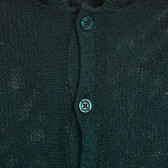 Плетена жилетка с качулка, зелена Chicco 263689 3