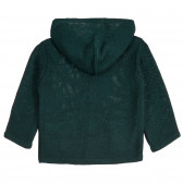 Плетена жилетка с качулка, зелена Chicco 263690 4