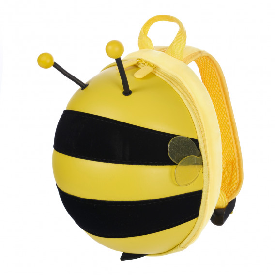Мини детска раница - пчеличка с предпазен колан, жълта Supercute 263810 3