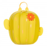 Детска раница с формата на кактус, жълта Supercute 263816 