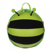Мини детска раница - пчеличка с предпазен колан, зелена Supercute 263852 