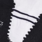 Памучни чорапи за бебе в бяло и черно Chicco 264239 2