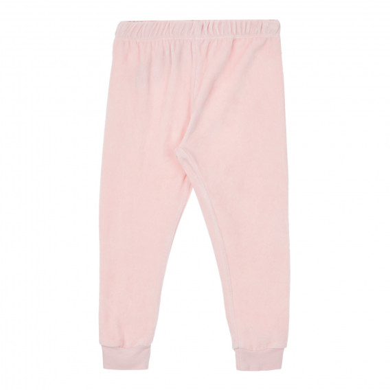 Пижама с принт на таралеж в бяло и розово Chicco 264511 6
