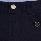 Памучен панталон с копчета за бебе, тъмносин Chicco 264642 2