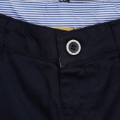 Памучен панталон с малка апликация, тъмносин Chicco 264668 2