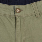 Памучен къс панталон с надписи, зелен Chicco 264698 2