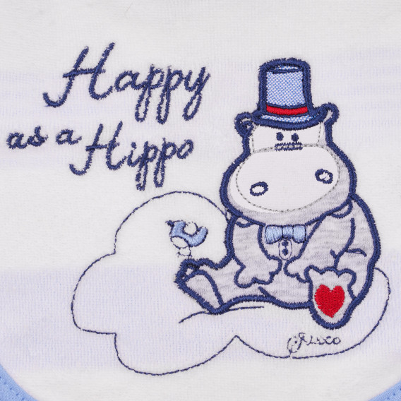 Лигавник за бебе Hippo, бял Chicco 264790 2