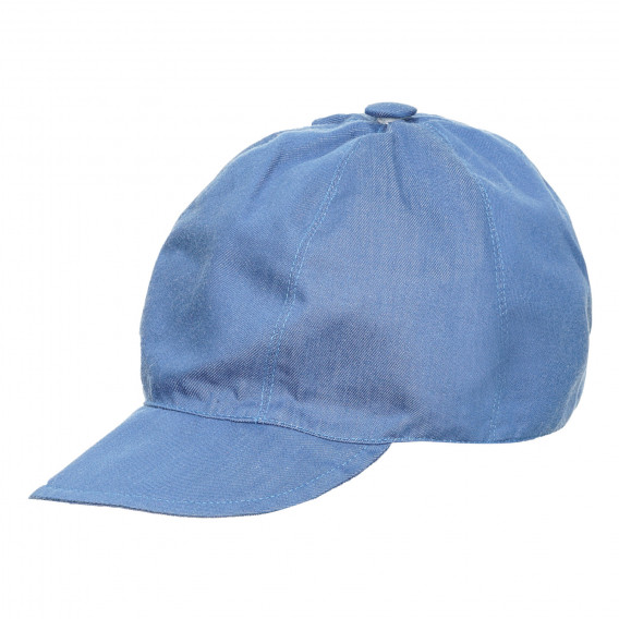Памучна шапка с козирка, синя Aletta 266027 