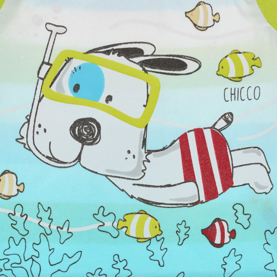 Потник с морска щампа за бебе, многоцветен Chicco 266035 2